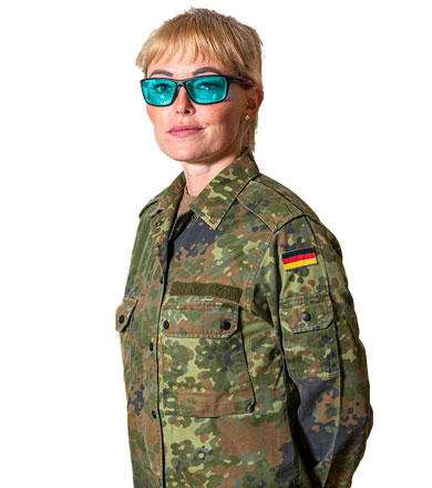Blutfilterbrille für die Bundeswehr